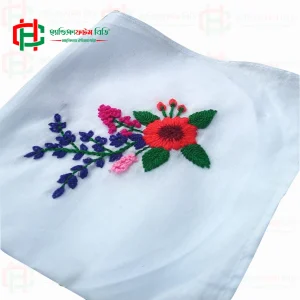 হাতে তৈরি সুতার কাজের হাত রুমাল – Thread Work Handkerchief